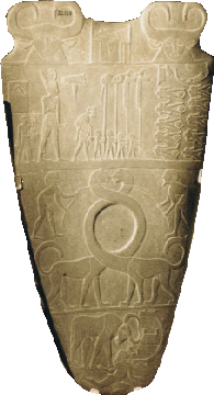 Vorderseite der Narmerpalette